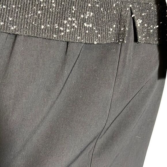 Ann Taylor LOFT 2-in-1 Sweater Dress Speckled Black Size S - Picture 5 of 10